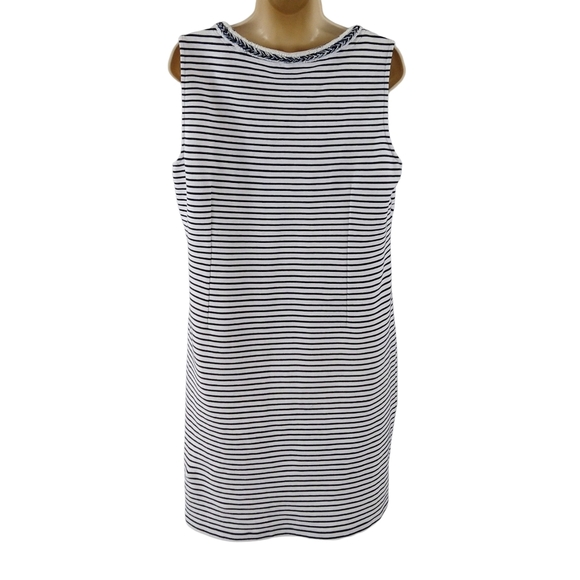Talbots Striped Sleeveless Dress - Picture 2 of 10